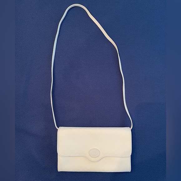 Vintage GUCCI Small Micro GG Clutch Handbag - Picture 1 of 13